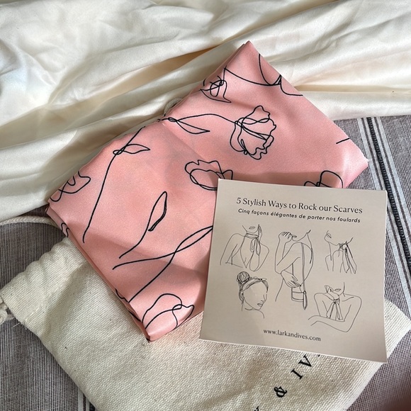 Lark and Ives hair scarf set - Picture 3 of 3